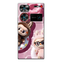 Чехол с Лабубу на ZTE Nubia Z60 Ultra (Игрушка Лабубу)