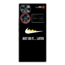 Чехол с логотипом Найк на ZTE Nubia Z60 Ultra (Nike just do it)