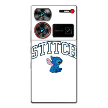 Чохол з принтом Стіч на ZTE Nubia Z60 Ultra – Стіч лого
