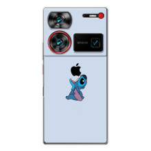 Чохол з принтом Стіч на ZTE Nubia Z60 Ultra – Stitch apple