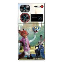 Чохол Зоотрополіс на ZTE Nubia Z60 Ultra – Нік Джуді і змія