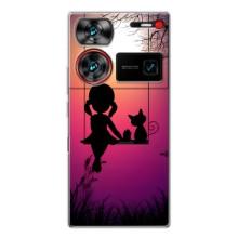 Девчачий Чехол для ZTE Nubia Z60 Ultra – На качели