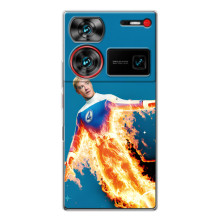 Чохол з принтом Фантастична четвірка для ZTE Nubia Z60 Ultra – Людина-факел