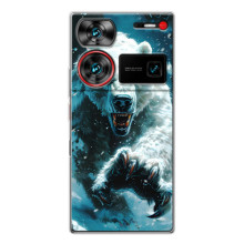 Чохол з картинкою 'Хижаки' для ZTE Nubia Z60 Ultra – Ведмідь