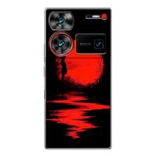 Літній Чохол на ZTE Nubia Z60 Ultra – Червоний Захід сонця