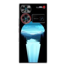 Літній Чохол на ZTE Nubia Z60 Ultra – Синій Водоспад