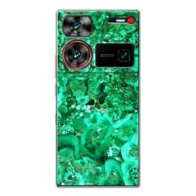 Мраморный чехол на ZTE Nubia Z60 Ultra (VPrint) (Салатный Мрамор)