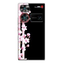 Чехлы с тематикой "ЦВЕТЫ" на ZTE Nubia Z60 Ultra (Цветочки)
