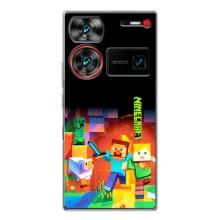 Чохли для ZTE Nubia Z60 Ultra (Персонажі МайнКрафт) – Герой Майнкрафт