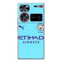 Силиконовые Чехлы принт Футбол на ZTE Nubia Z60 Ultra – Man City