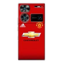 Силиконовые Чехлы принт Футбол на ZTE Nubia Z60 Ultra – Man United