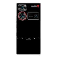 Силиконовый бампер с картинкой машины на ZTE Nubia Z60 Ultra – Силует Audi