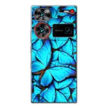 Силіконовий бампер з картинкою звірів для ZTE Nubia Z60 Ultra (Крила метеликів)