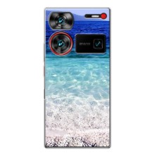 Силиконовый чехол с КАРТИНКАМИ лето для ZTE Nubia Z60 Ultra (AlphaPrint) (Море)
