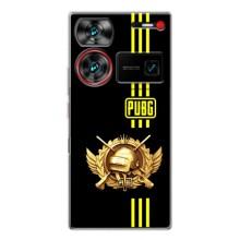 Чехол (TPU) с картинкой "Лого Пабг" на Нубия З60 Ультра – Лого PUPG