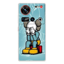 Чохли для ZTE Nubia Z70 Ultra - Bearbrick Louis Vuitton (PREMIUMPrint) (Плач Bearbrick)