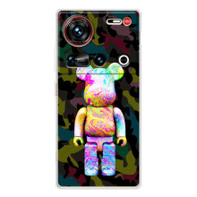 Чохли для ZTE Nubia Z70 Ultra - Bearbrick Louis Vuitton (PREMIUMPrint) (Яскравий Bearbrick)