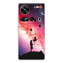 Чехлы для любимой на 傳說 ZTE Nubia Z70 Ultra (VPrint) (С шариками)