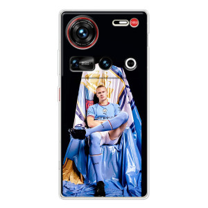 Чохли з принтом на ZTE Nubia Z70 Ultra Футболіст – футболіст Холанн