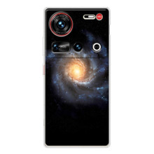 Чохли КОСМОС  на ZTE Nubia Z70 Ultra (Чорна дира)