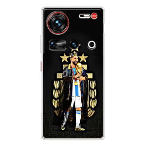 Чехлы Лео Месси Аргентина для ZTE Nubia Z70 Ultra (Месси король)