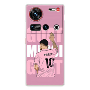 Чехлы Лео Месси в Майами на ZTE Nubia Z70 Ultra – GOAT MESSI