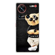 Чохли Мішка Тедді для <td>ZTE Новіа Z70 Ultra </td> (Мішка в окулярах)