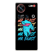 Чехлы Мистер Бист для 傳說 ZTE Nubia Z70 Ultra – logo Mr beast