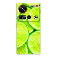 Чехлы с Фруктами для ZTE Nubia Z70 Ultra (VPrint) (Лайм)