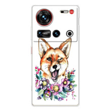 Чехлы с картинкой Лисички для ZTE Nubia Z70 Ultra (VPrint) – Веселая лисичка