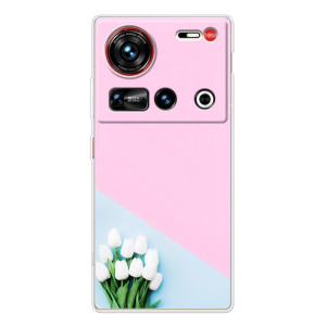 Чохли з картинкою (Тюльпани) на <td>ZTE Новіа Z70 Ultra </td> – Білі тюльпани