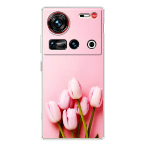 Чохли з картинкою (Тюльпани) на <td>ZTE Новіа Z70 Ultra </td> – Рожеві тюльпани