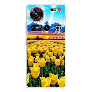 Чохли з картинкою (Тюльпани) на <td>ZTE Новіа Z70 Ultra </td> – Жовті тюльпани