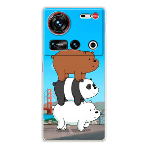 Чехлы с Пандами на ZTE Nubia Z70 Ultra – Друзья