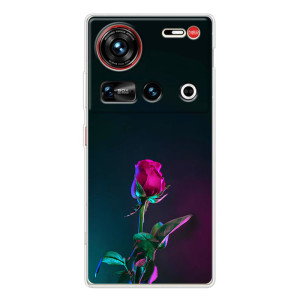 Чехлы с принтом Розочки для ZTE Nubia Z70 Ultra – Ночная роза