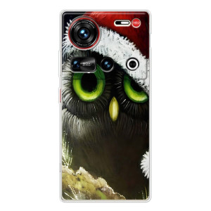 Чехлы с принтом СОВЫ для ZTE Nubia Z70 Ultra – Новогодняя Сова