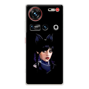 Чохол з картинкою Венсдей на ZTE Nubia Z70 Ultra – Мила Венсдей