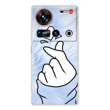 Чохол (Знак сердечка) для ZTE Nubia Z70 Ultra – Серце знак