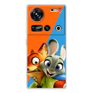 Чохли ЗООТРОПОЛІС для ZTE Nubia Z70 Ultra (Нік і Хопс)