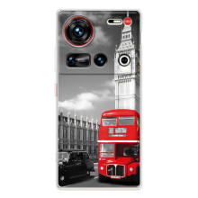 Чохол Біг Бен на <td>ZTE Новіа Z70 Ultra </td> – Червоний автобус