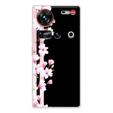Чехол для 傳說 ZTE Nubia Z70 Ultra - с принтом (Дизайнерские) (AlphaPrint) – Цветочки