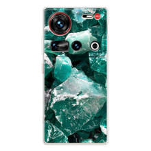 Чохол (Дорого-богато) на ZTE Nubia Z70 Ultra (Смарагд)
