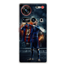 Чехол Месси футболист для ZTE Nubia Z70 Ultra – Месси с футболкой