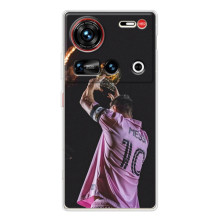 Чехол Месси футболист для ZTE Nubia Z70 Ultra