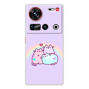 Чехол на 傳說 ZTE Nubia Z70 Ultra с Котами (VPrint)