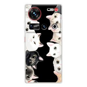 Чехол на 傳說 ZTE Nubia Z70 Ultra с Котами (VPrint)