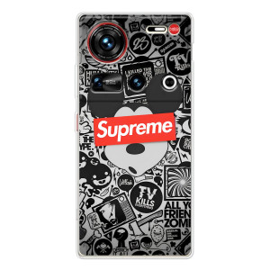 Чехол с Брендами одежды на ЗТЕ Нюбия Z70 ультра – Supreme Маус