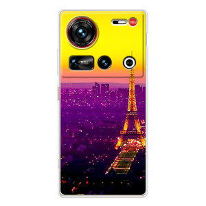 Чохол Ейфелева Вежа на ZTE Nubia Z70 Ultra – Яскрава башня