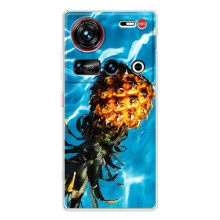 Чохол з зображенням смачної їжі для ZTE Nubia Z70 Ultra (Ананас)