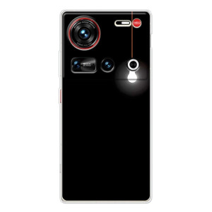 Чехол с картинками на черном фоне для ZTE Nubia Z70 Ultra – Лампочка